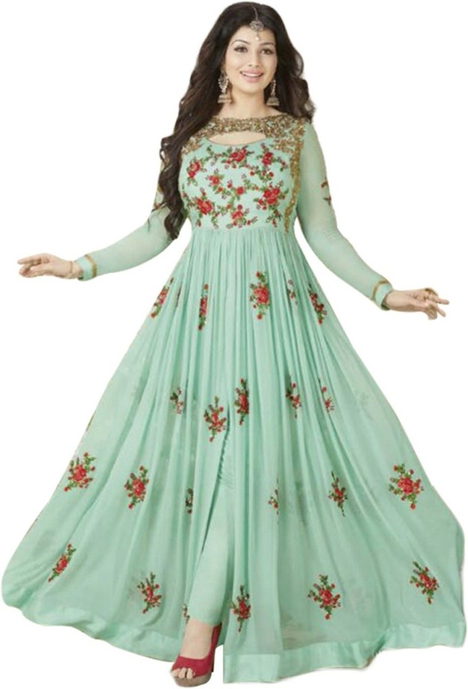 Anarkali dress material on sale online