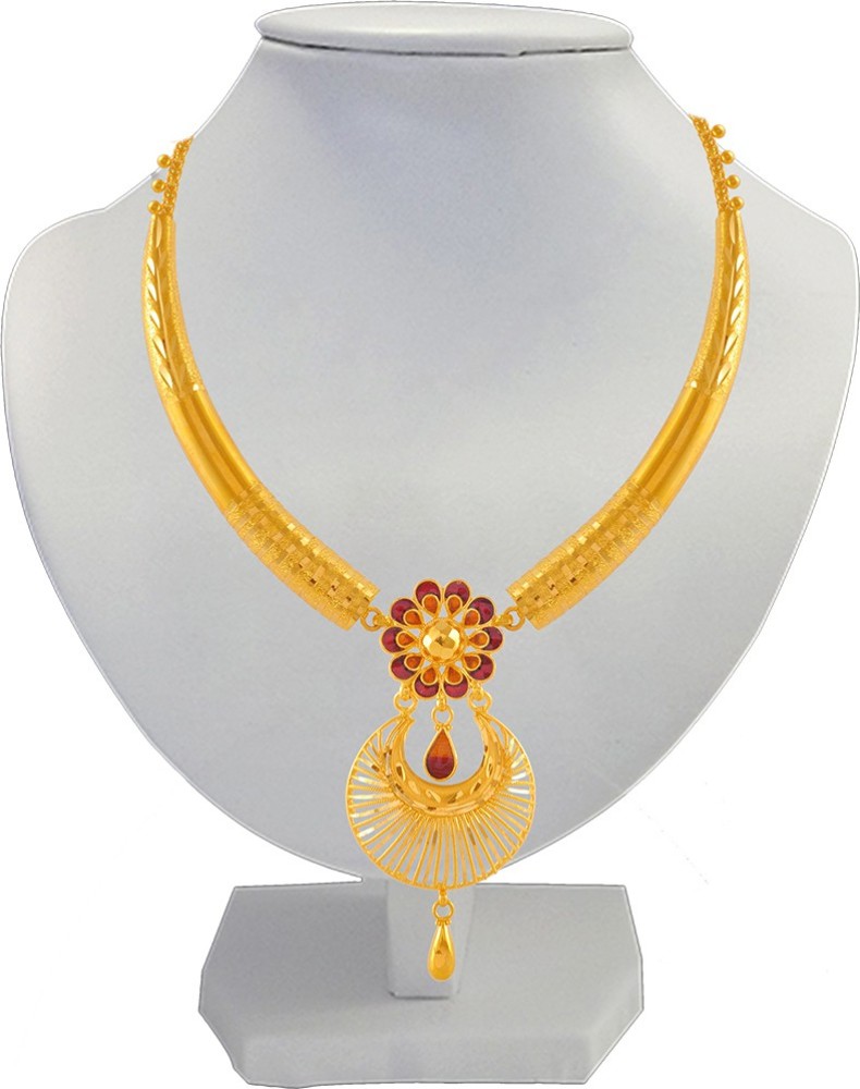 Gold necklace deals design pc jewellers