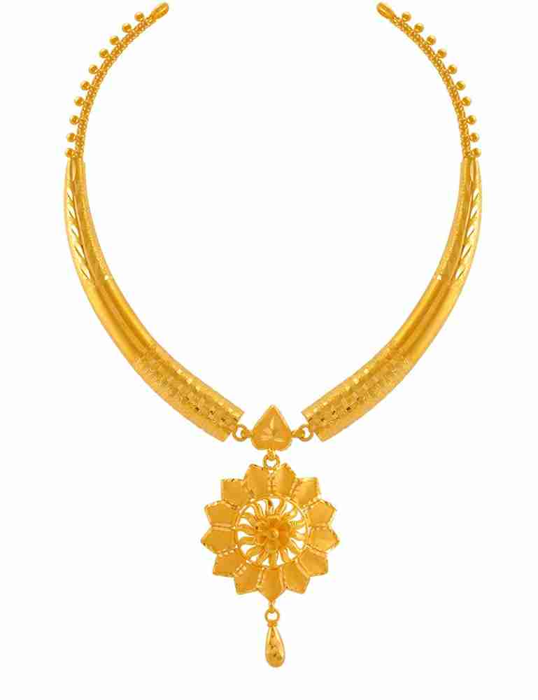 Gold choker best sale pc chandra