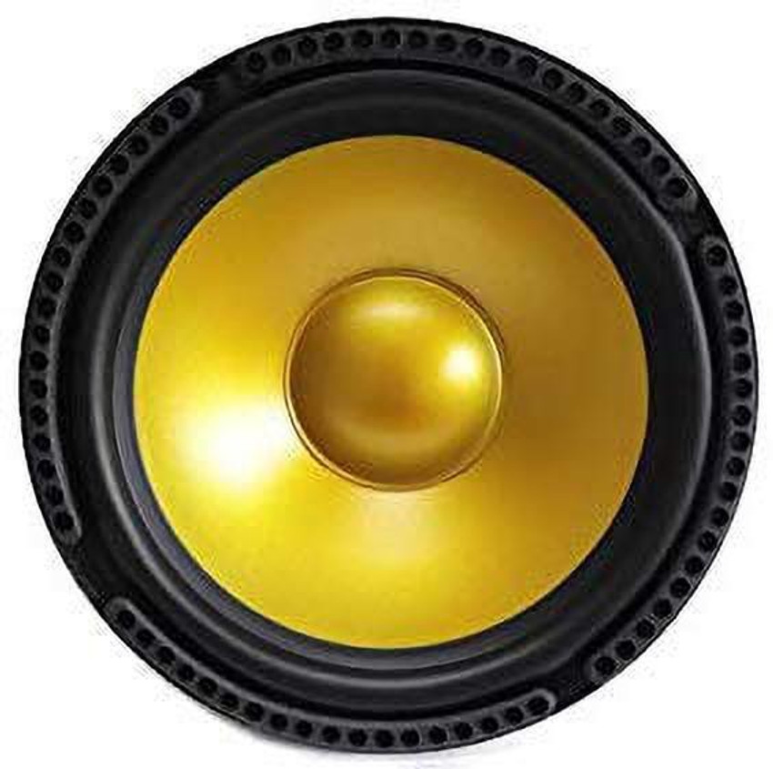 Speaker with yellow woofer online