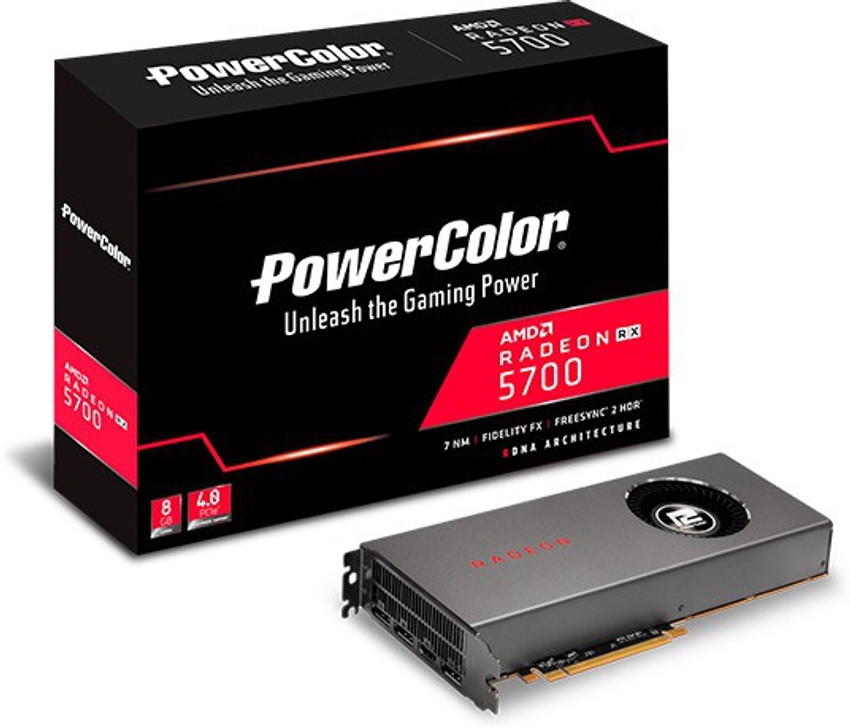 PowerColor Radeon RX 5700 Graphic Card - 8GBD6-M3DH GDDR6 8 GB AMD 
