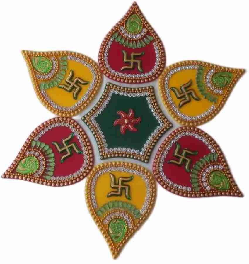 Rangoli Stencil Rangoli Powder for Diwali Home Decorations Arts