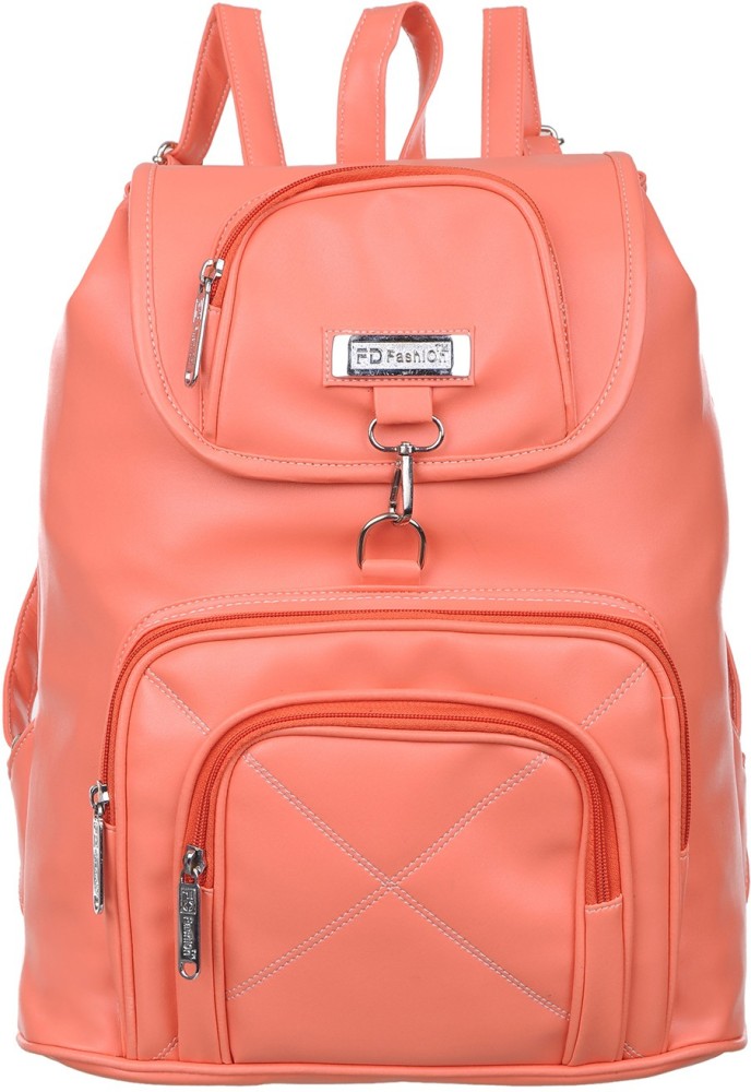 fcityin  Fashion Cute Stylish Leather Backpack Sling Bag Set For Women  School