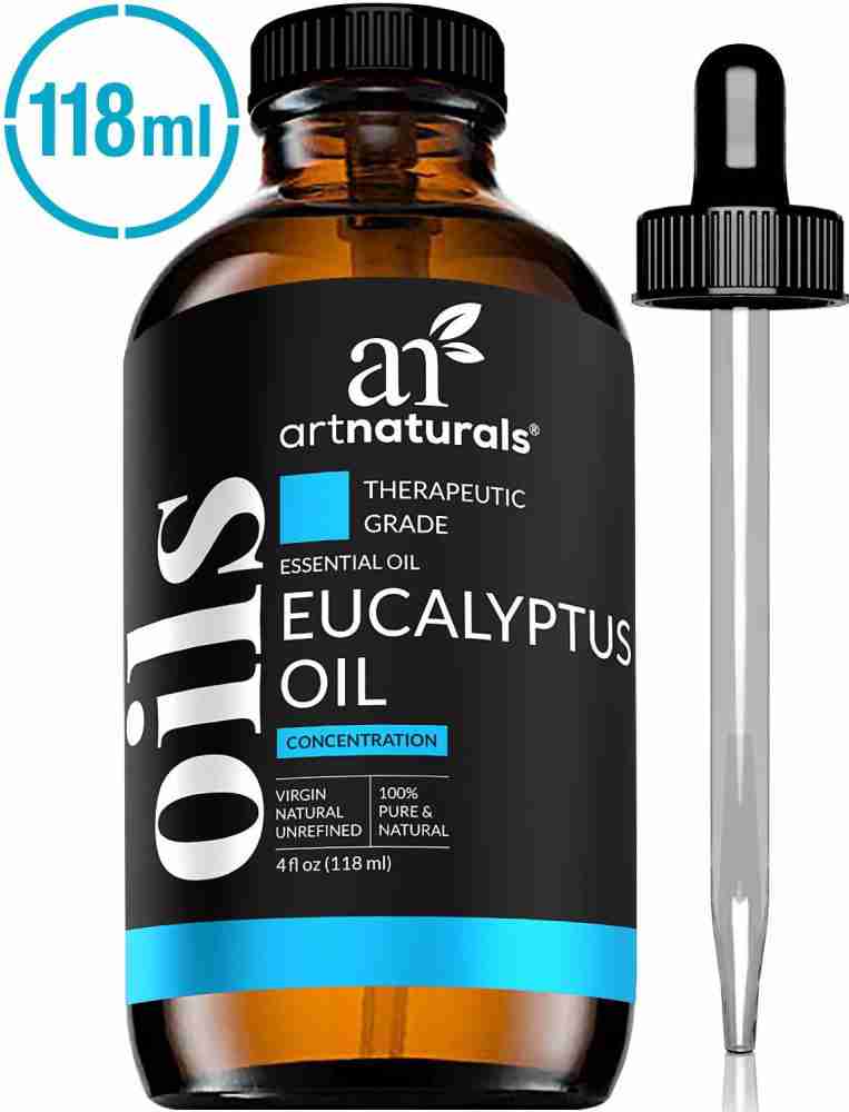 ArtNaturals 100% Pure Eucalyptus Essential Oil - (4.0 Fl Oz / 118ml) -  Therapeutic Grade Natural Oils