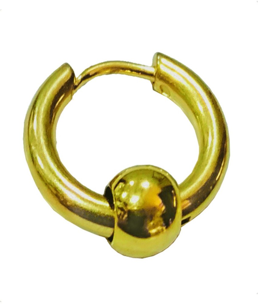 Yellow Chimes Earrings  Buy Yellow Chimes GoldPlated Classic Hoop Earrings  Online  Nykaa Fashion