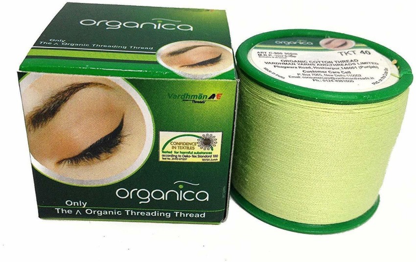Modern Cotton Organica Eyebrow Threading Thread, For Parlour, 300 mm (Per  Piece Length) at Rs 230/box in New Delhi