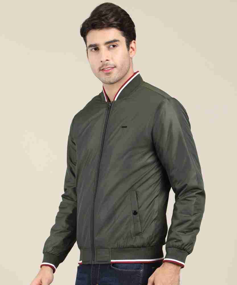 Peter england green on sale jacket