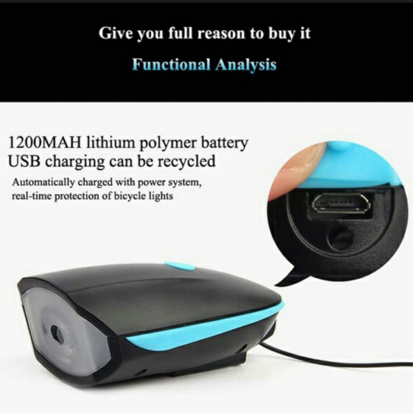 fastped bike horn and light