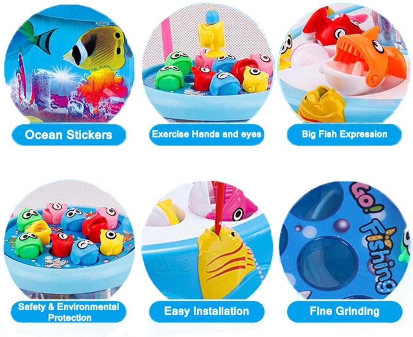 7Pcs Magnetic Fishing Toys For Children 6 Kinds Of Fish + 1 Fishing Rod Set  Growing Puzzle Fishing Game Parent-Child Toy - Price history & Review, AliExpress Seller - WDSZKMYF Official Store