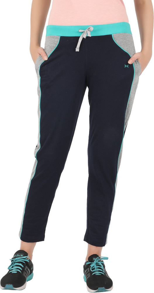 DIXCY SCOTT SLIMZ Solid Women Blue Track Pants - Buy DIXCY SCOTT SLIMZ  Solid Women Blue Track Pants Online at Best Prices in India | Flipkart.com