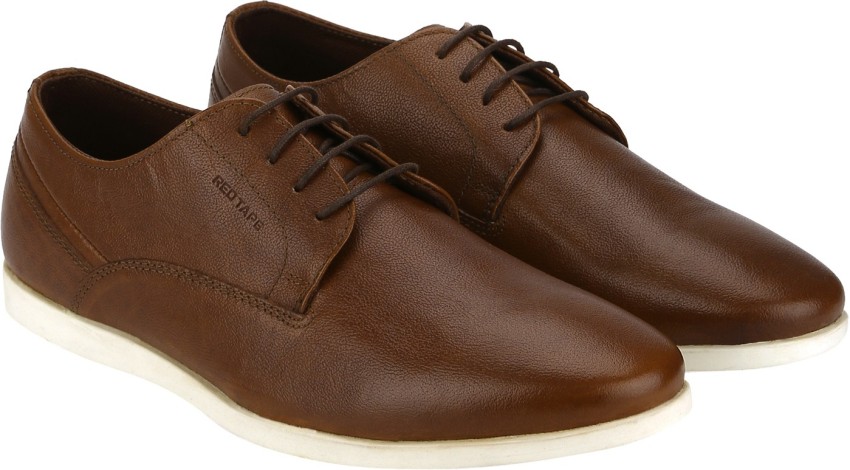 Red tape tan leather on sale shoes