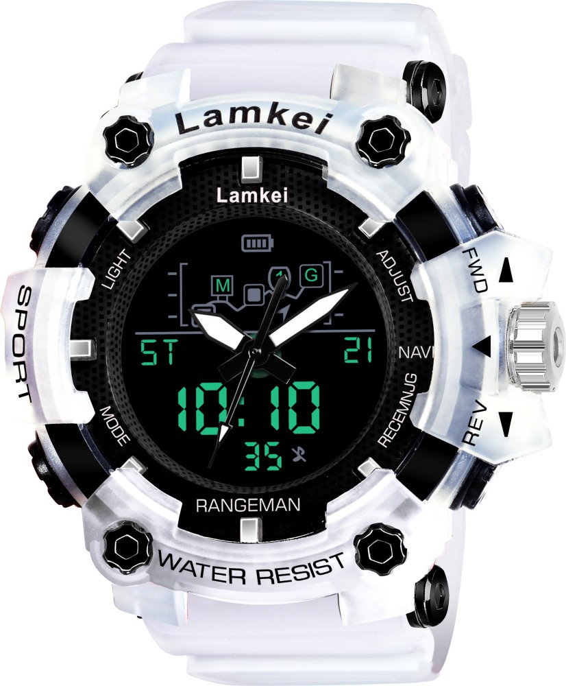 LAMKEI LM 21 Analog Digital Watch for Men Fashion Luxury Casual