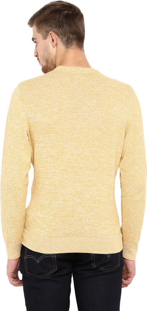 Red Tape Self Design Round Neck Casual Men Yellow Sweater Buy Red Tape Self Design Round Neck Casual Men Yellow Sweater Online at Best Prices in India Flipkart