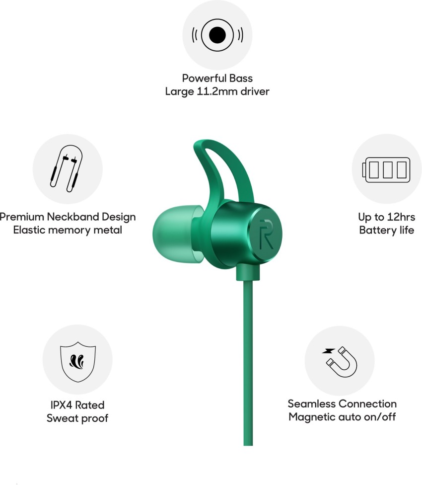 Realme bluetooth green outlet colour