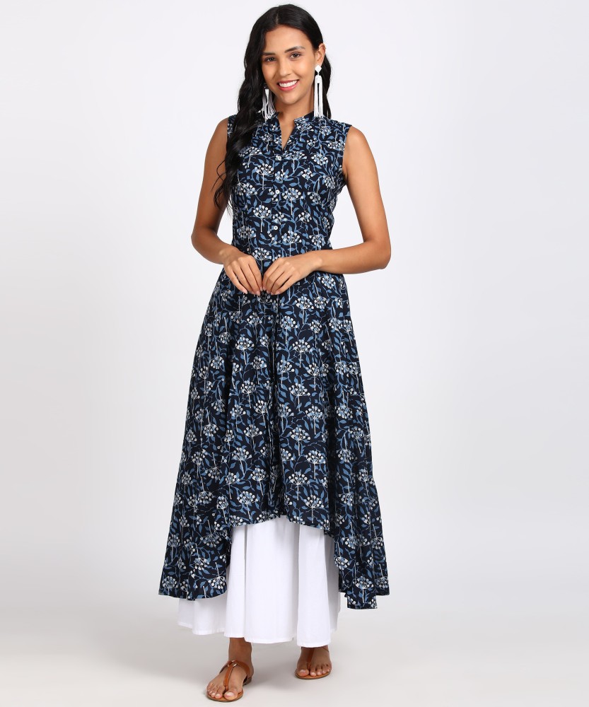 Vishudh Women Printed High Low Kurta Buy Vishudh Women Printed High Low Kurta Online at Best Prices in India Flipkart