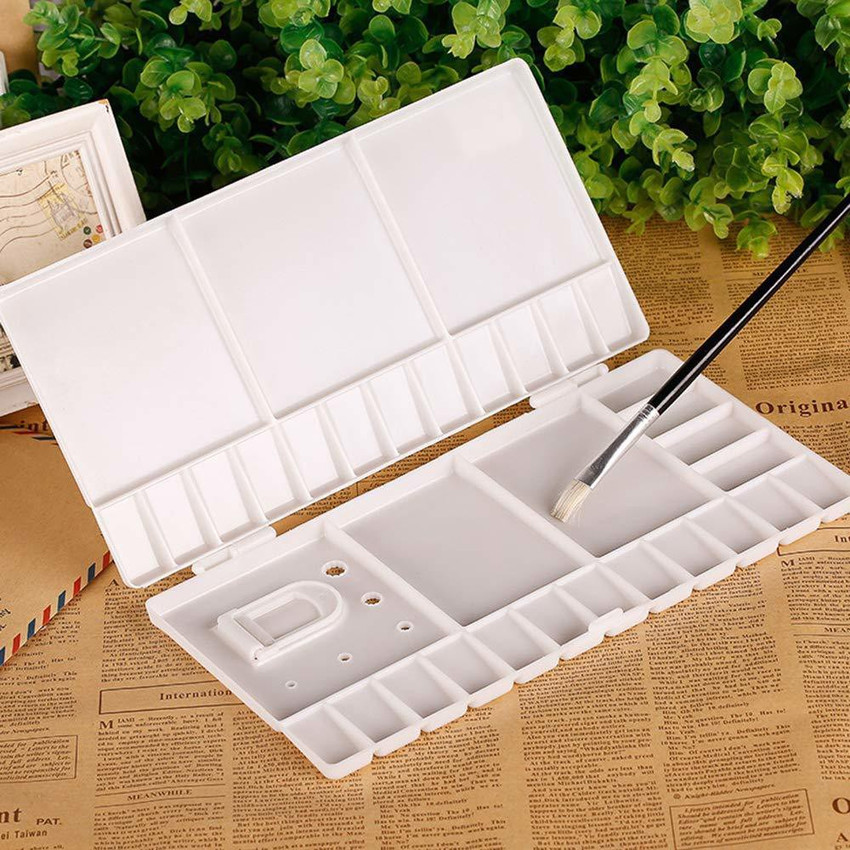 Futurekart Plastic 34 Paint Wells Palettes with Lid Price in India