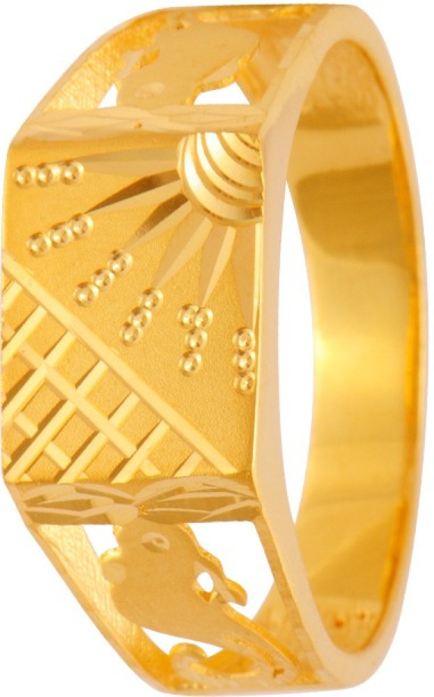 Mens gold ring on sale pc jewellers