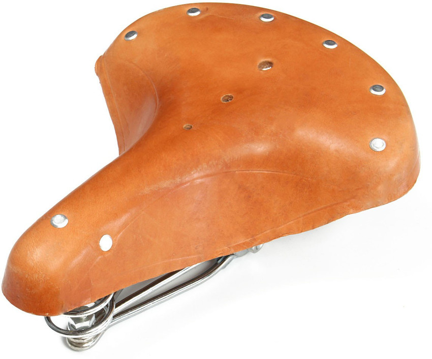Vasgar Vintage Brown Bicycle Bike Cycling Saddle Seat Genuine