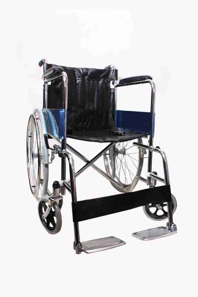 KosmoCare Dura Mag Foldable Wheelchair with Food Tray & soft