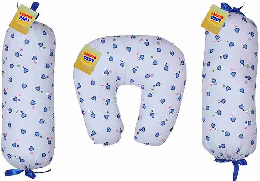 Fareto New Born Baby Bolster Set With U Shape Pillow 0 3 Months