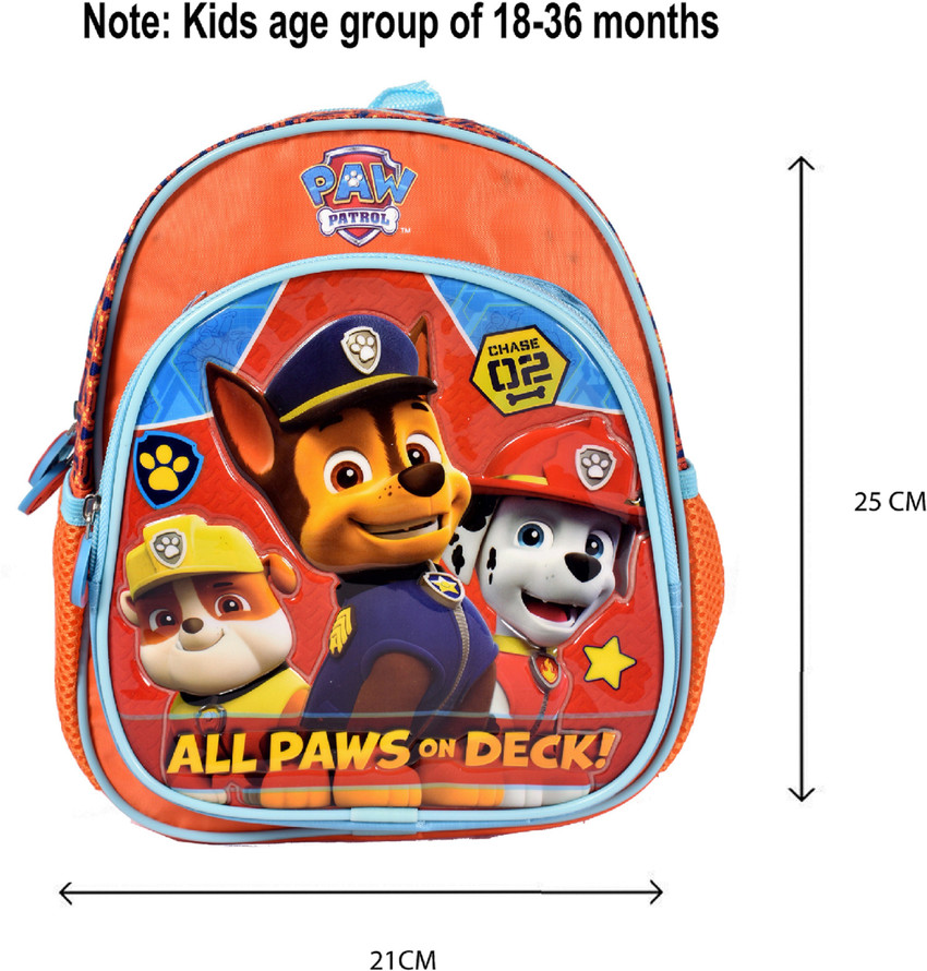 Paw patrol shop 10 inch backpack