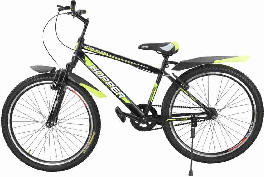 Mustang Hopper Athletes Bike For Adults Black Green 26 T Mountain