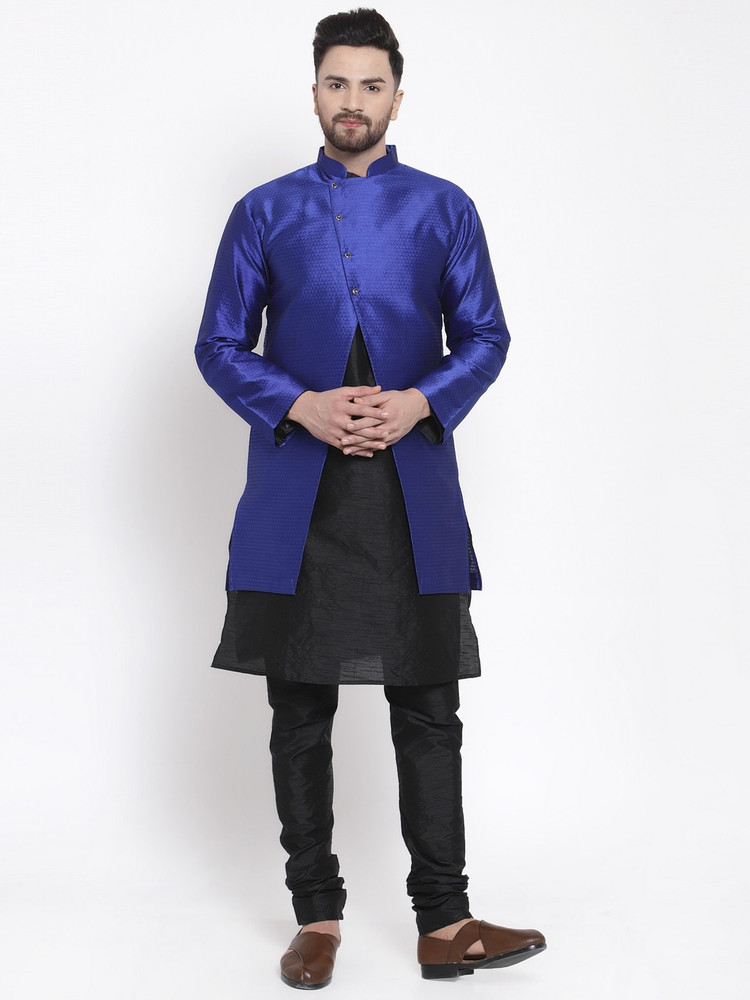 SAIFOO Men Kurta Pyjama Ethnic Jacket Set Buy SAIFOO Men Kurta Pyjama Ethnic Jacket Set Online at Best Prices in India Flipkart