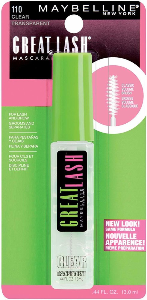 YORK MAYBELLINE 110 Lash NEW India, Lash And Clear Lash ml 110 NEW Lash in Brow And 0.44 Brow Price - Mascara Mascara For Great 13 Great For YORK MAYBELLINE Buy Clear