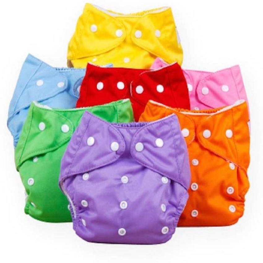 CHOTE USTAD Waterproof Reusable Washable Cloth Diaper Nappies Without  Inserts - L - XL - Buy 7 CHOTE USTAD Reusable Diaper