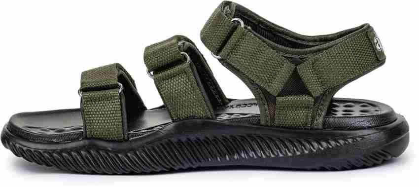 A HA By Liberty A HA STAMINA 4E Men Olive Sports Sandals