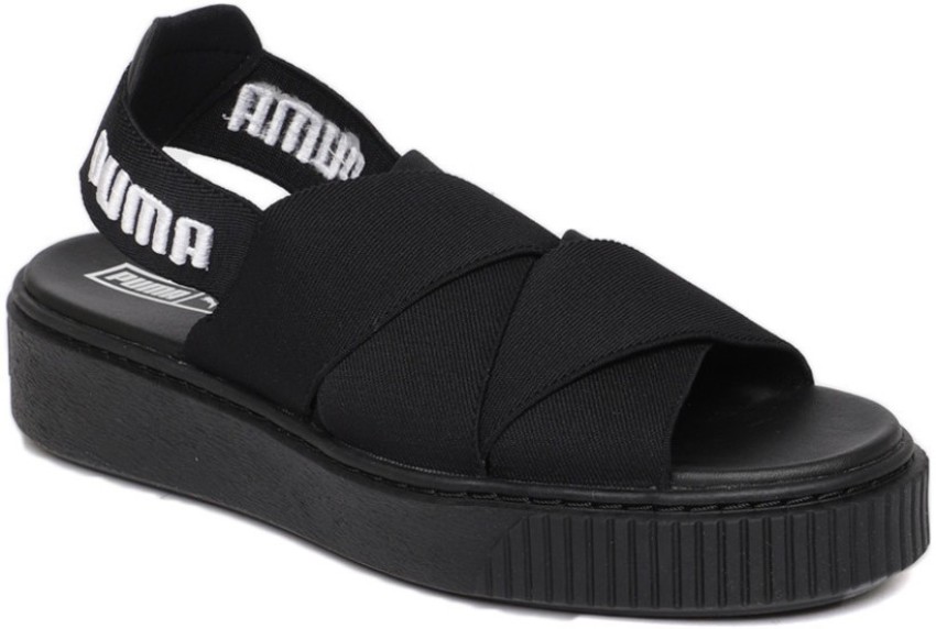 Puma sandals hot sale women black