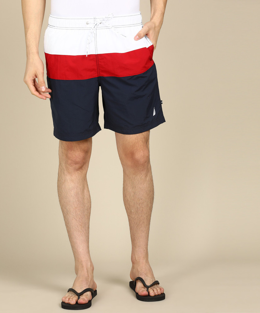 NAUTICA Color Block Men Multicolor Sports Shorts Buy NAUTICA