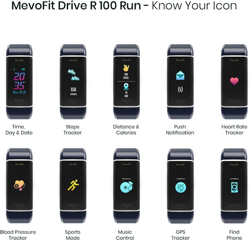 MEVOFIT Drive Run GPS Running Fitness Band Price in India Buy