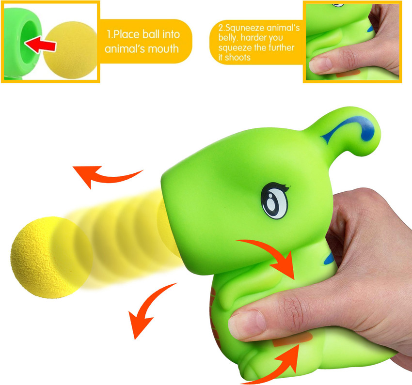 Dinosaur top ball popper
