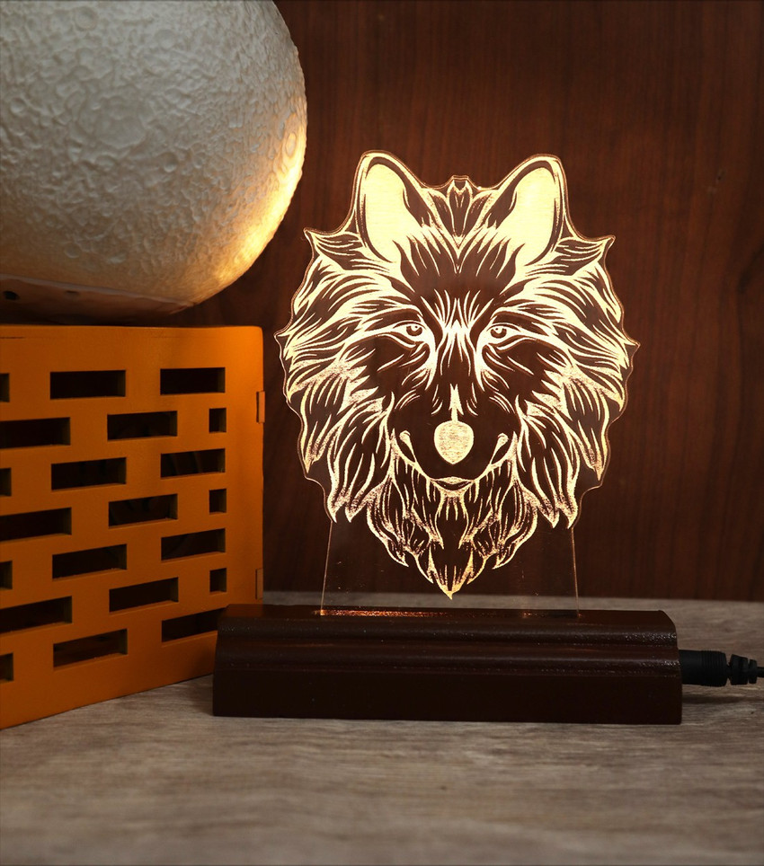 Wolf table lamp top