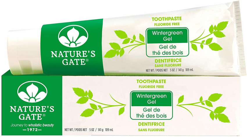 Nature s Gate Natural Toothpaste Without Fluoride Wintergreen Gel