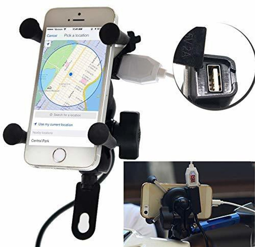 Doitshop GRIP Bike Mobile Charger With Mobile Holder 2.1 A Bike