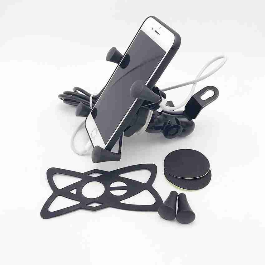 Mobile phone holder for bike hot sale with charger