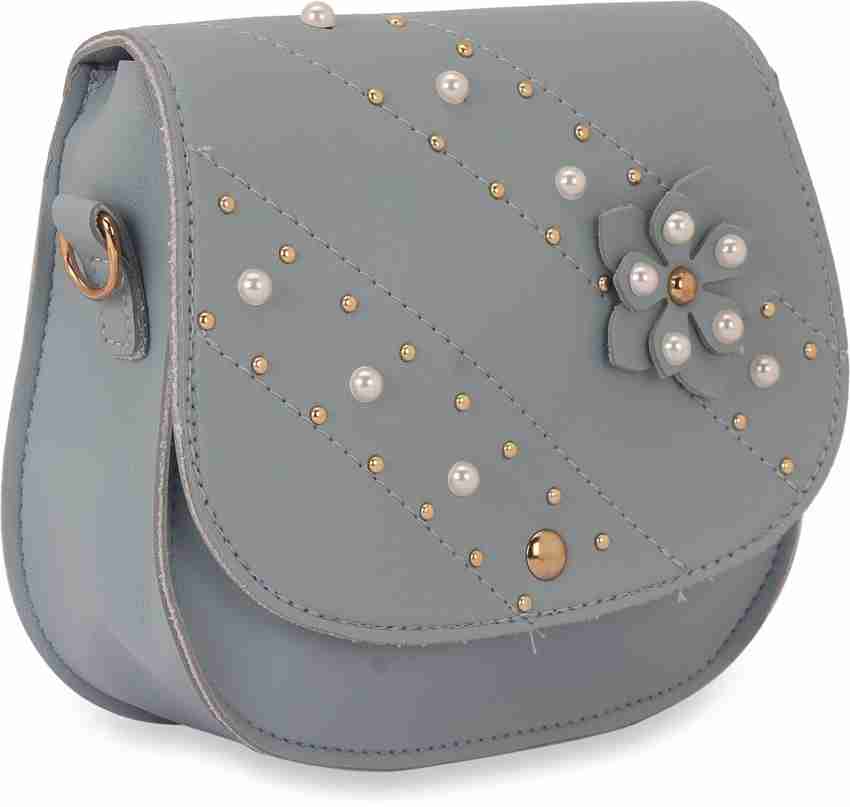 NFI essentials Blue Sling Bag Mini Sling Hand Bag for Teenage