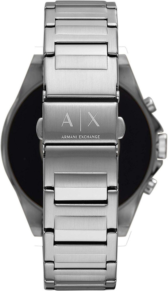 Armani smartwatch silver hot sale