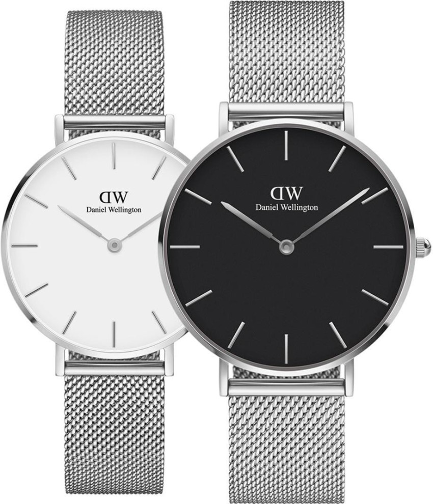 Daniel wellington petite sterling on sale black