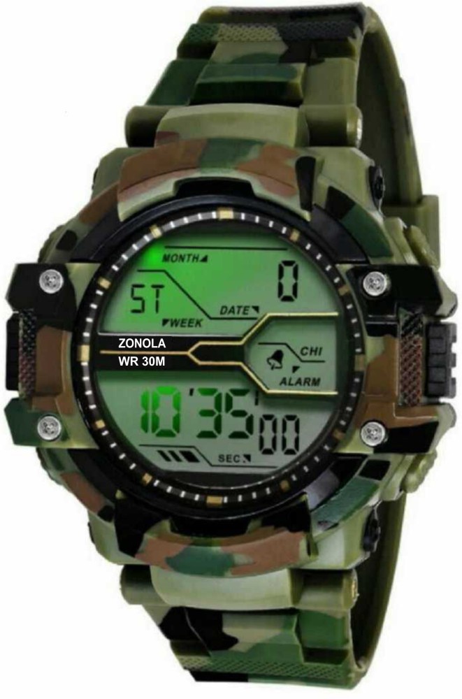 zonola WR 30M WR30M Digital Watch For Men Women