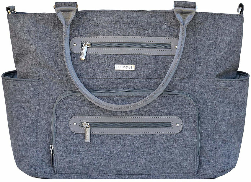Jj cole backpack diaper bag gray heather top