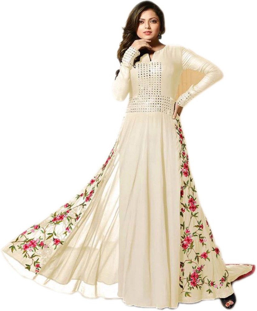 Rs hub Women Printed Gown Kurta  Buy Rs hub Women Printed Gown Kurta  Online at Best Prices in India  Flipkartcom