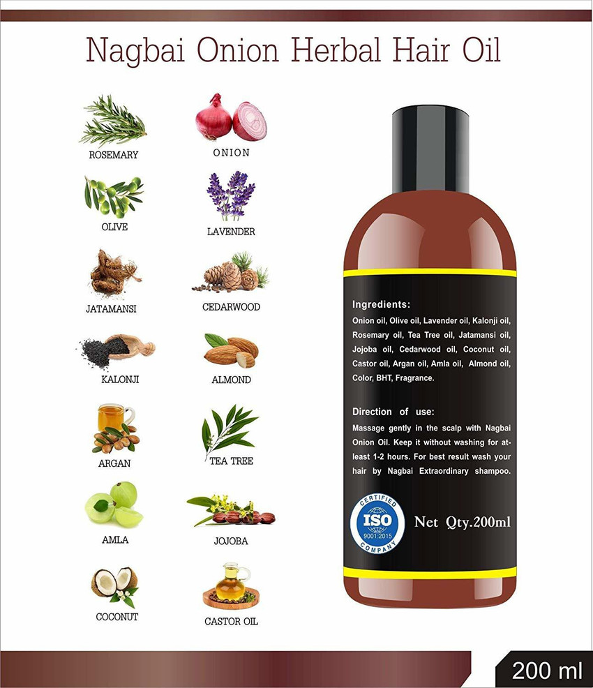 Nagbai onion clearance hair oil