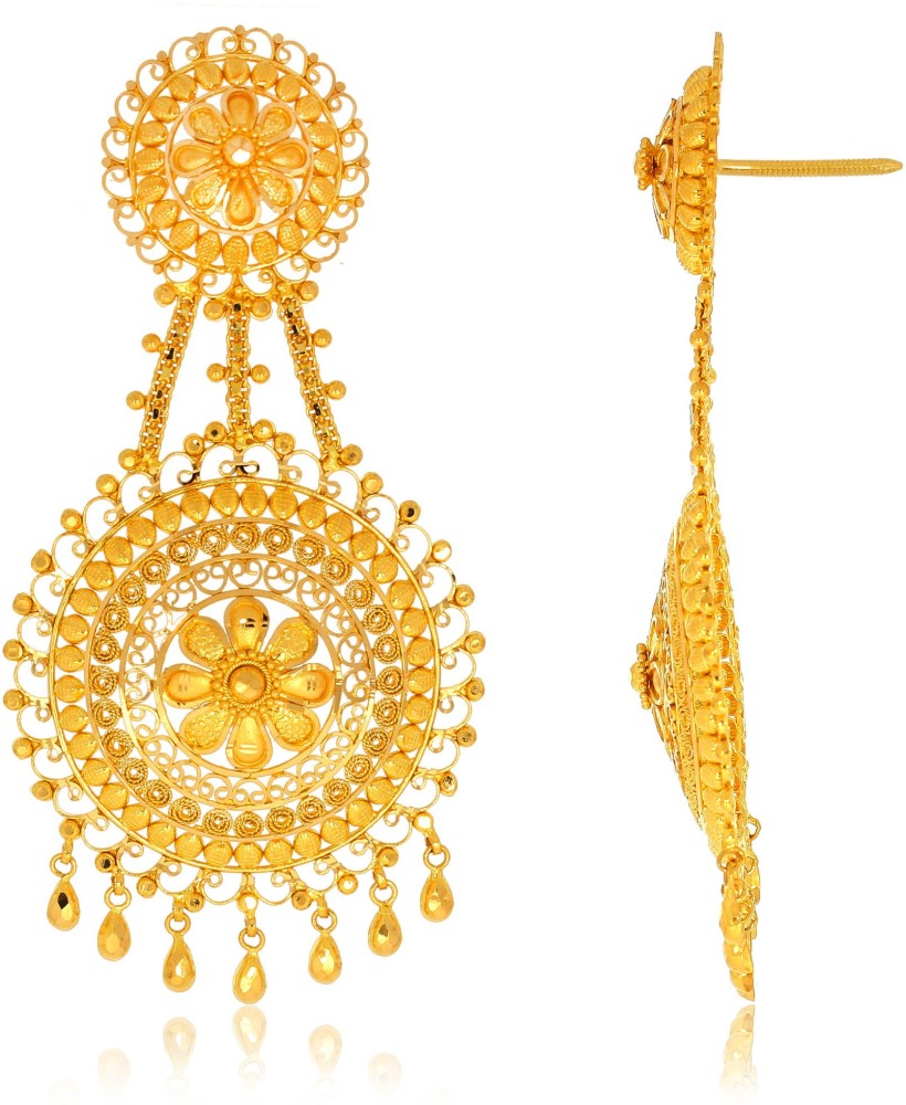 Senco gold earring on sale collection with price