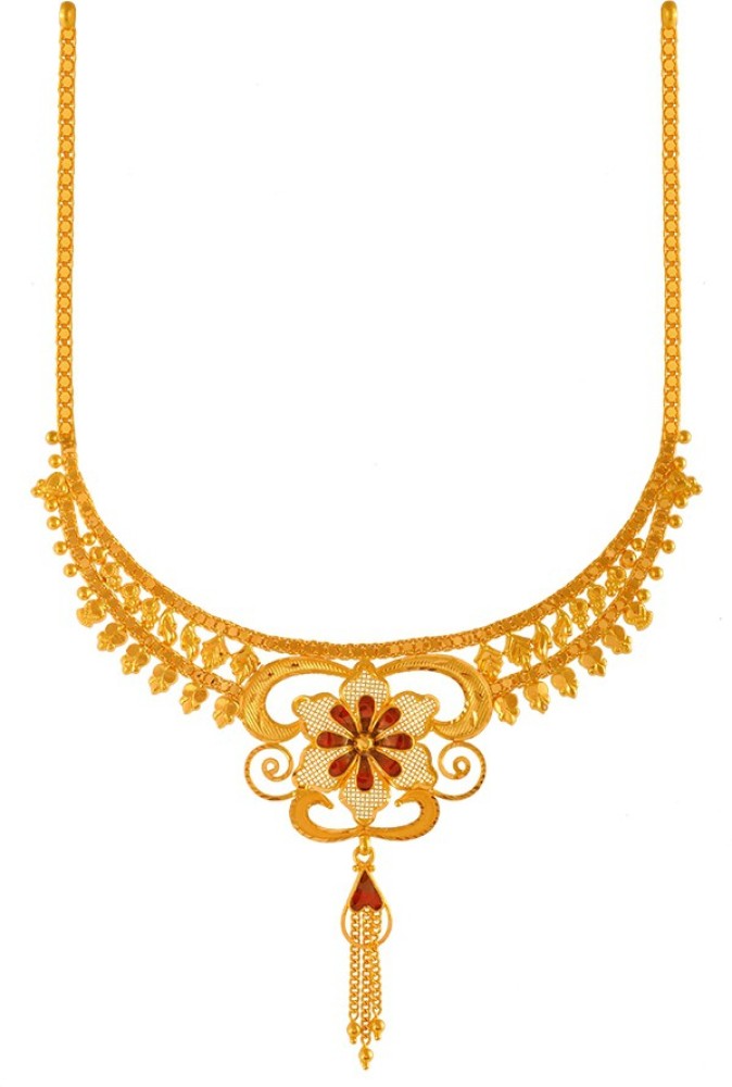 Pc jewellers necklace sale designs with price