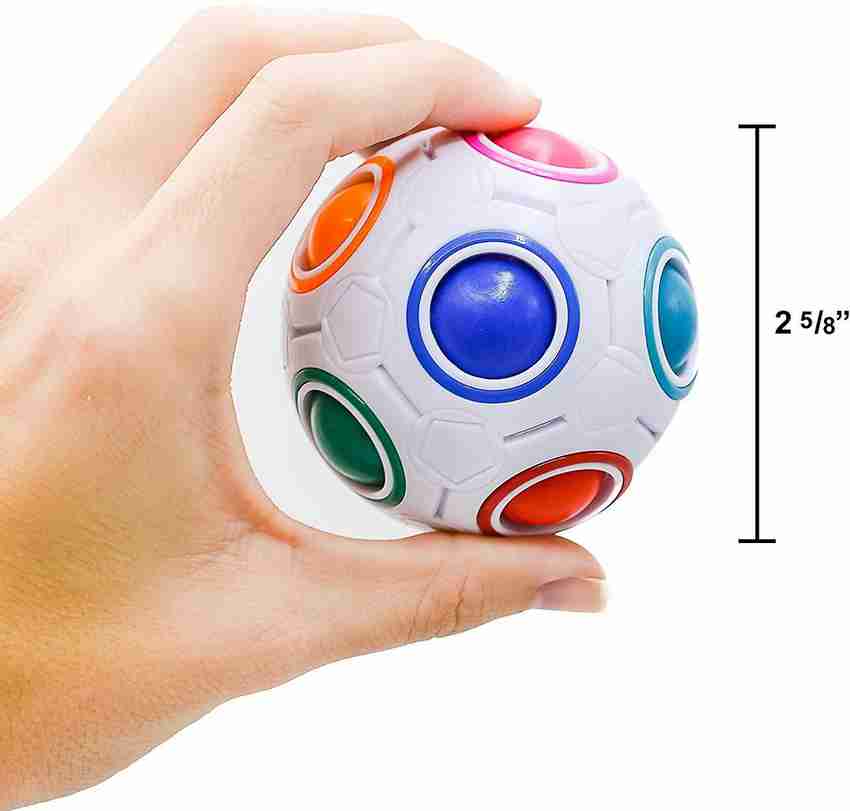 Wembley Toys Magic Rainbow Ball Puzzle Cube Fidget Brain Game Toy