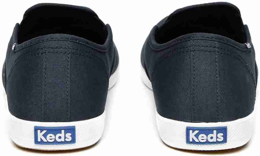 Keds navy slip on on sale sneakers