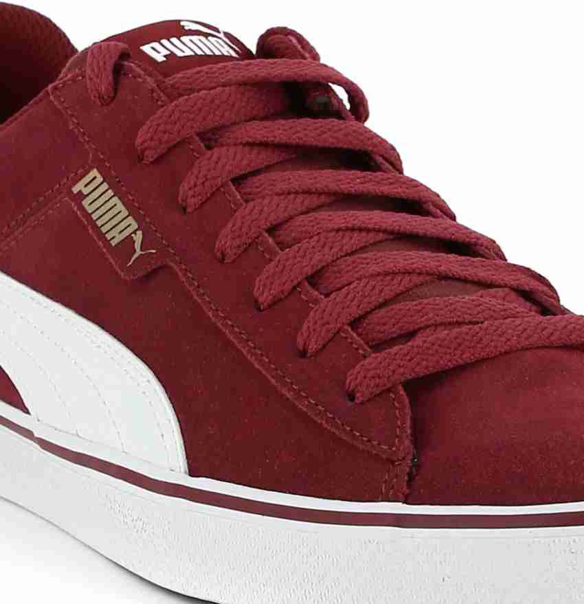 Puma match cheap vulc burgundy